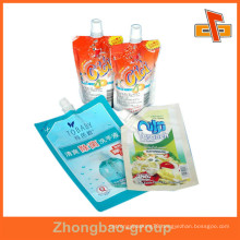 Nozzle Sachat Bag For Liquid Food Packaging Bags Stand Up Spout Pouch